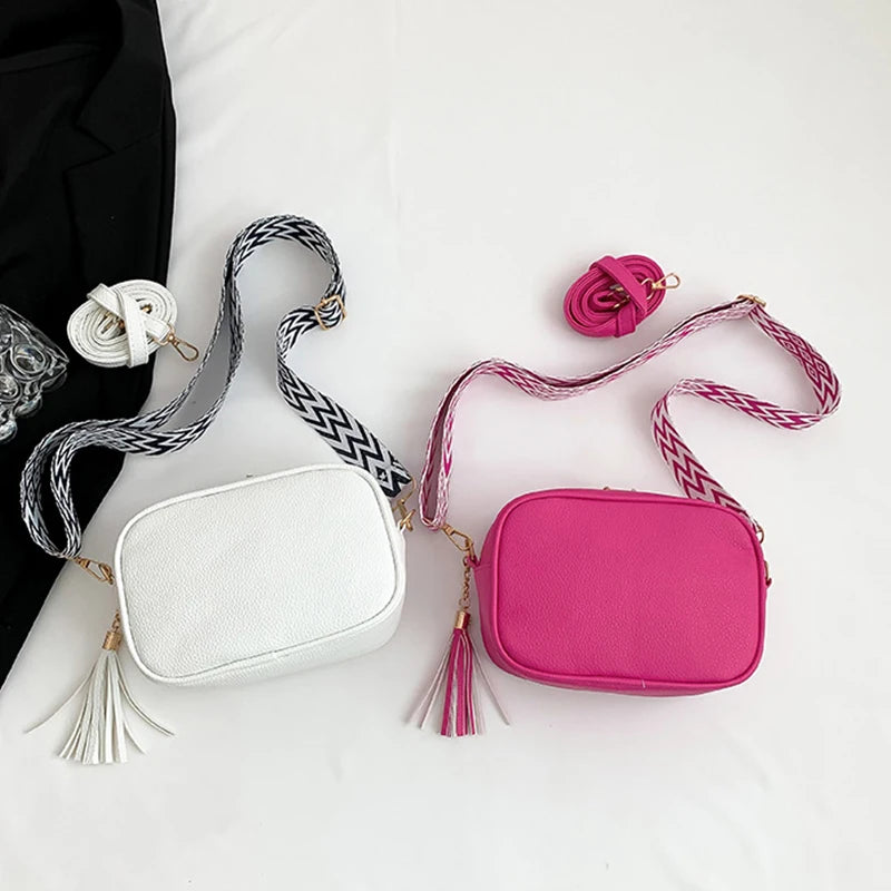 Minimalistische Schultertasche – Damen Umhängetasche mit Großer Kapazität | Einfarbige Kleine Quadratische Crossbody Tasche Kaufschwan®