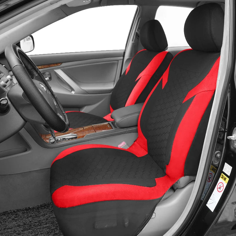 Universelle Autositzbezüge – Atmungsaktives Polyester mit Wabenmuster für Auto, SUV, Van & LKW Kaufschwan®