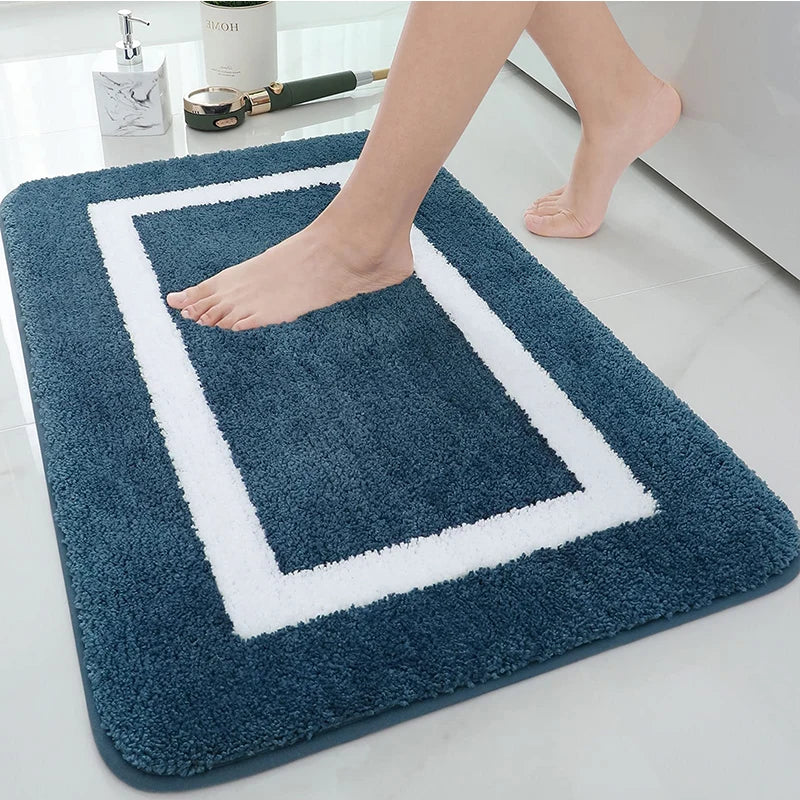 Weiche Saugfähige Badematte – Rutschfester, Schnelltrocknender Plüschteppich für Bad & Schlafzimmer Kaufschwan®