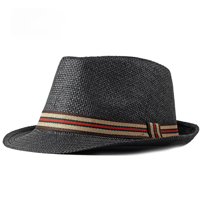 Damen & Herren Strandhüte – British, European & American Jazzhüte, Fedoras & Strohhut Bucket für Outdoor & Reisen Kaufschwan® Schwarz