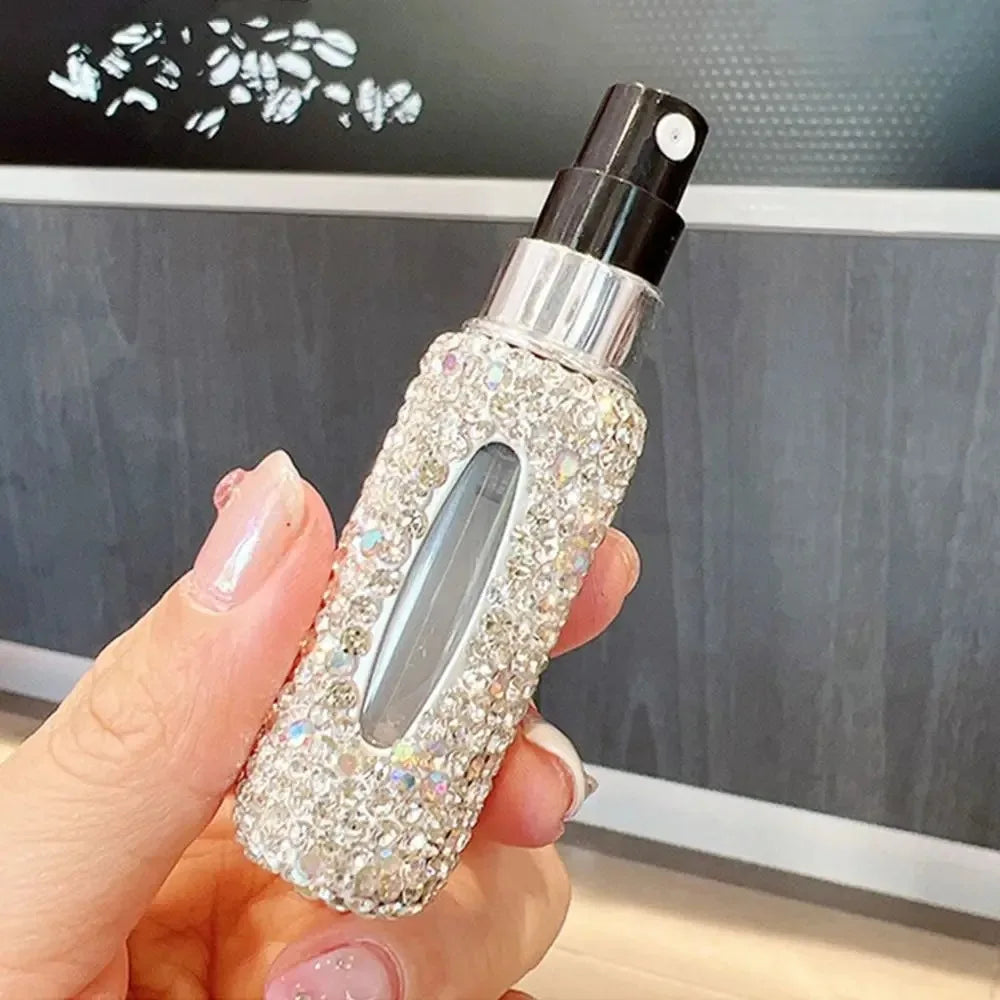 Bling Spray Bottle Rhinestone Perfume Travel Refillable Perfume Atomizer Bottle 5ml Portable Mini Perfume Spray Dispensers Gift Kaufschwan®