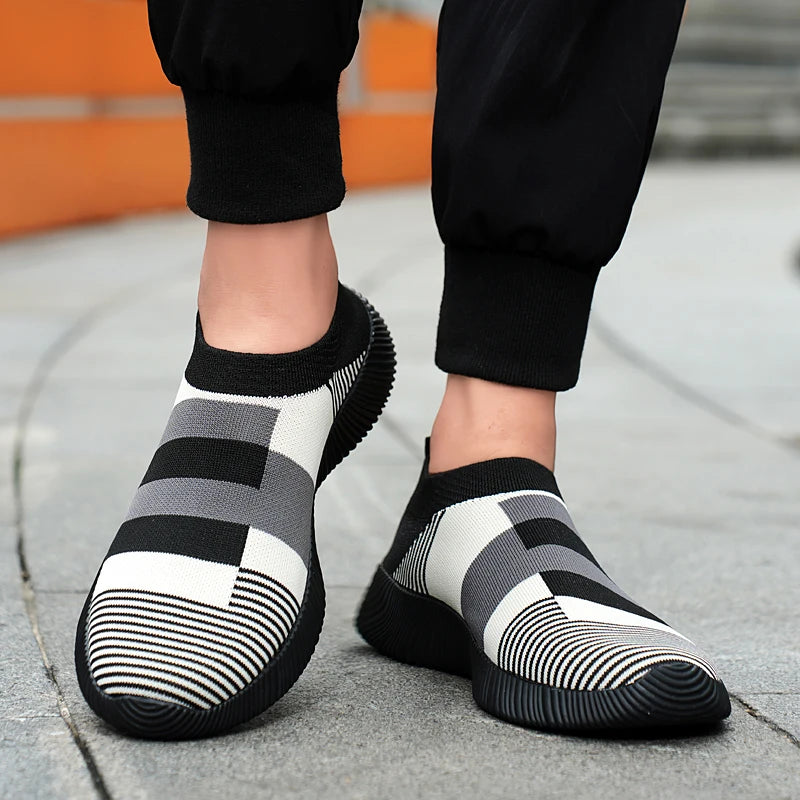 Damen Vulcanized Slip-On Sneaker – Hochwertige Freizeitschuhe | Bequeme Loafer für Spaziergänge | Übergrößen bis 44 Kaufschwan®