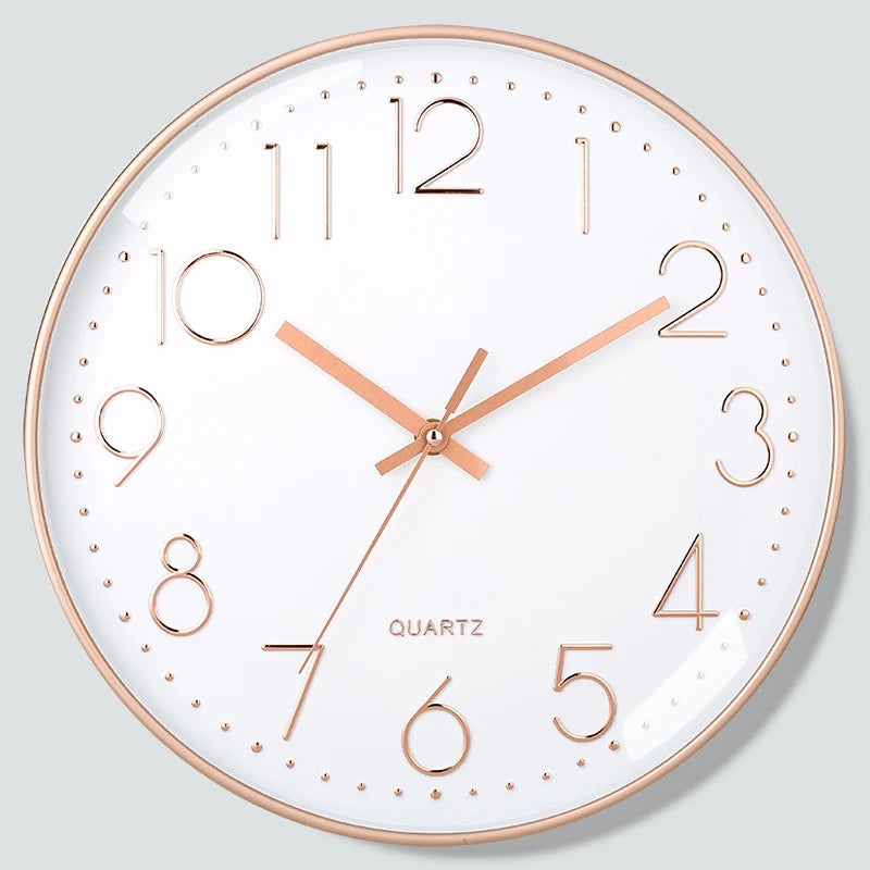 8 Zoll Leise Wanduhr – Geräuschlose Deko Uhr Kaufschwan® Cremeweiß