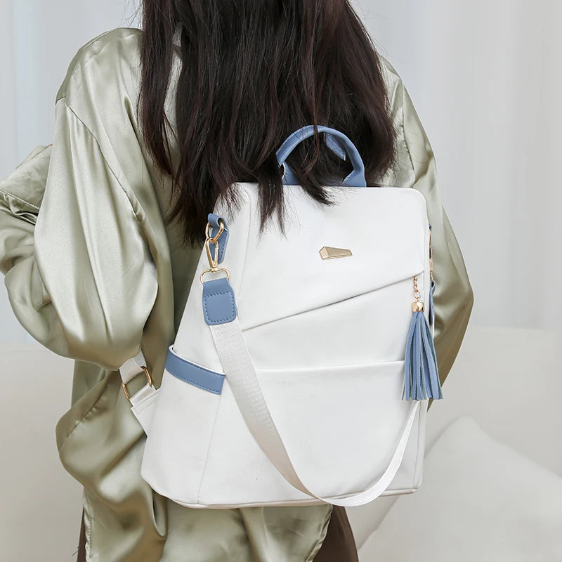 Damen Rucksack Mode | Wasserdicht Weiches Leder Schul- & Reiserucksack Kaufschwan®