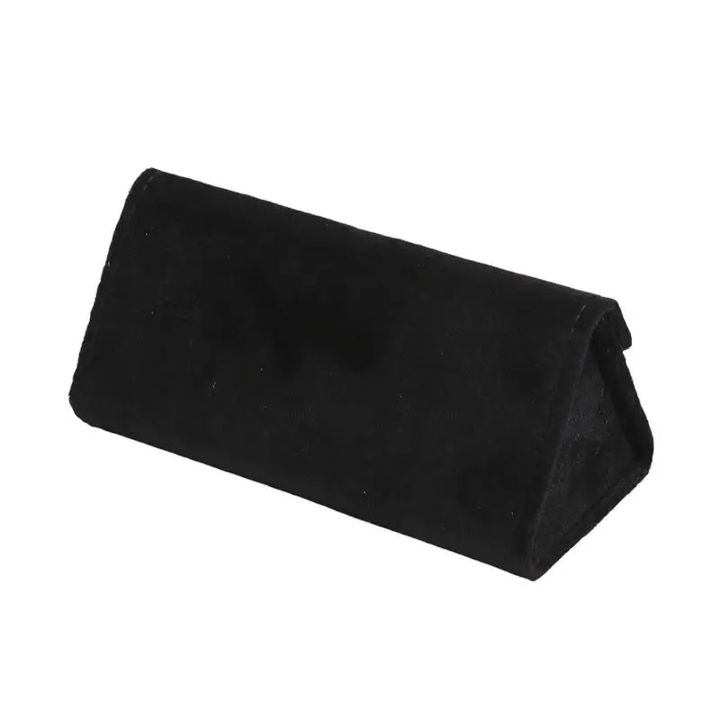 Samt Dreieck Faltbares Brillenetui – Elegantes Hartschalen Etui für Sonnenbrillen und Lesebrillen Kaufschwan®