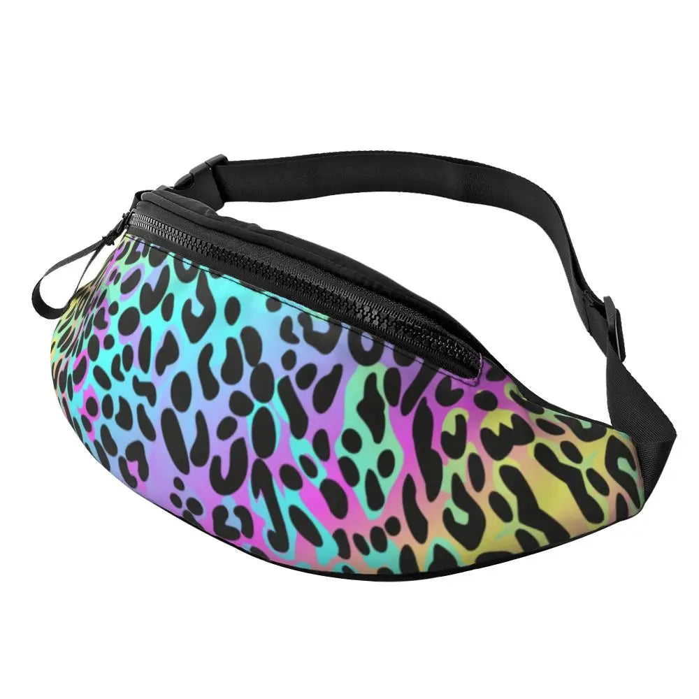 Leopardenmuster Gürteltasche – Unisex Hüfttasche | Cheetah Print Crossbody Bag für Laufen, Reisen & Handy