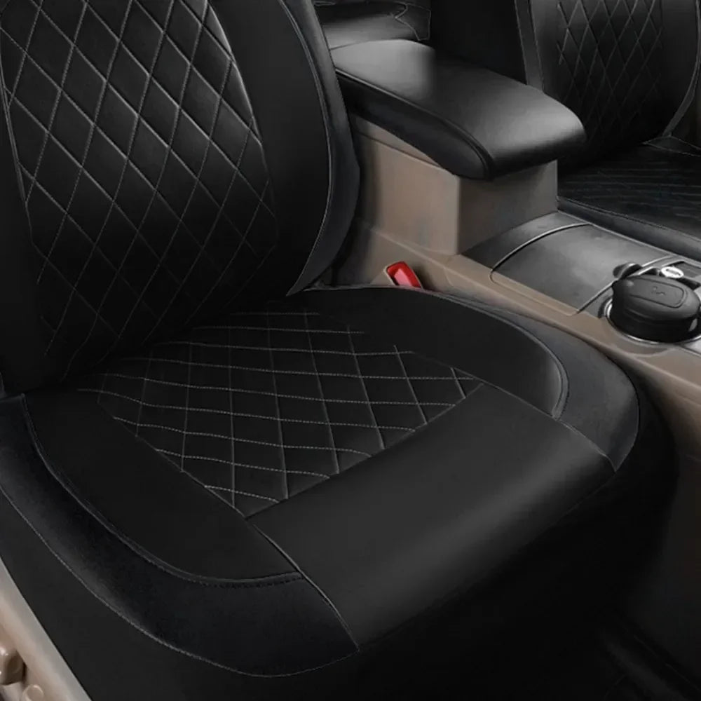 Universeller Autositzbezug aus PU-Leder – Rundum-Schutz Sitzkissen für Auto, SUV & Pickup Kaufschwan®