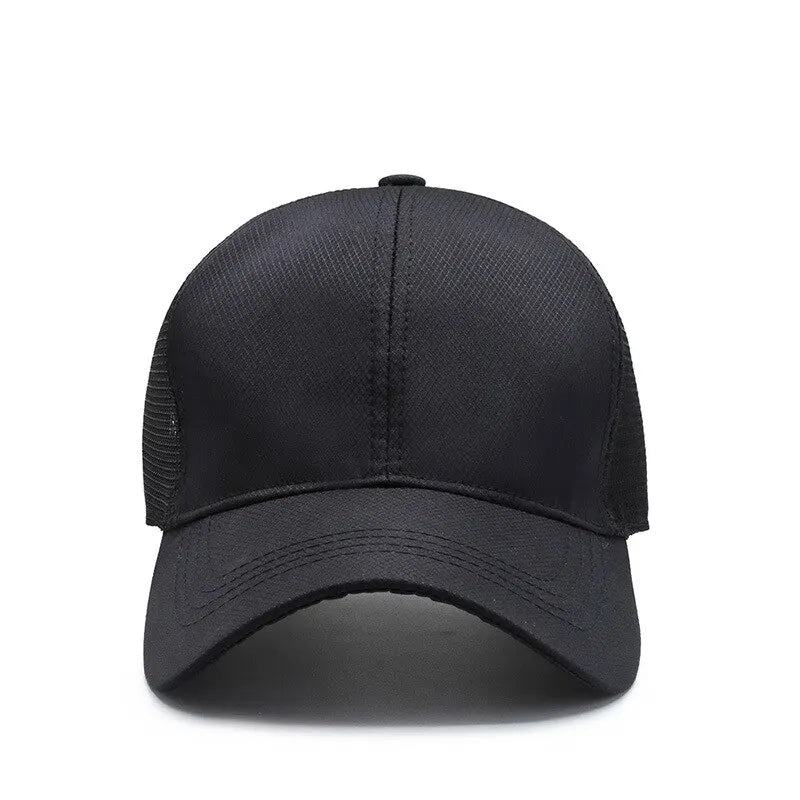 Outdoor Sport Baseballkappe | Herren Sommer Atmungsaktive Mesh-Schirmmütze | Koreanischer Stil Leichte Solide Farbe für Freizeit & Outdoor Kaufschwan®