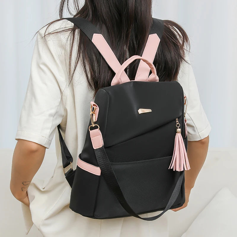 Damen Rucksack Mode | Wasserdicht Weiches Leder Schul- & Reiserucksack Kaufschwan®