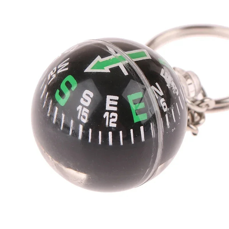 Tragbarer Leichter Notfallkompass – Mini Kugelkompass Schlüsselanhänger für Outdoor Survival, Camping & Reisen Kaufschwan®