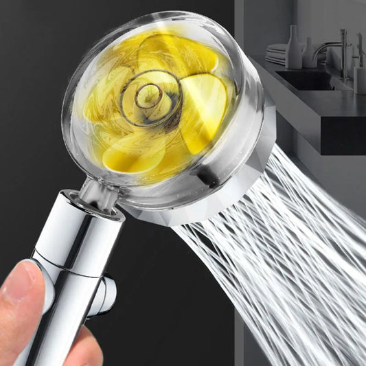 Wassersparender Hochdruck-Duschkopf mit Turbo-Propeller und integriertem Filter – Regenbrause Badezimmerzubehör Kaufschwan®