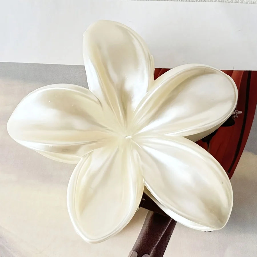 Große Blumen-Haarklammer – Elegantes Haaraccessoire mit Blumenmuster für Damen Kaufschwan®