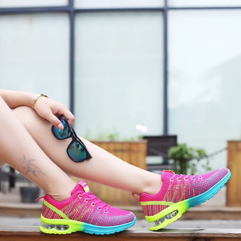 Damen Sportschuhe – Outdoor Laufschuhe | Hochwertige Atmungsaktive Sneaker mit Rutschfester Sohle für Alltag & Training Kaufschwan®