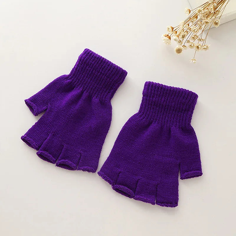 Winter Touchscreen Strickhandschuhe – Warme Unisex Vollfinger Handschuhe | Verdickte Strickhandschuhe aus Kunstwolle für Damen & Herren