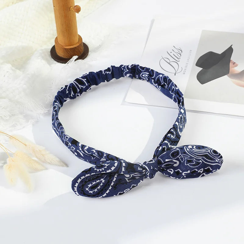 Bandana Haarreif mit Schleife – Geknotetes Turban-Haarreif für Damen & Mädchen Kaufschwan®