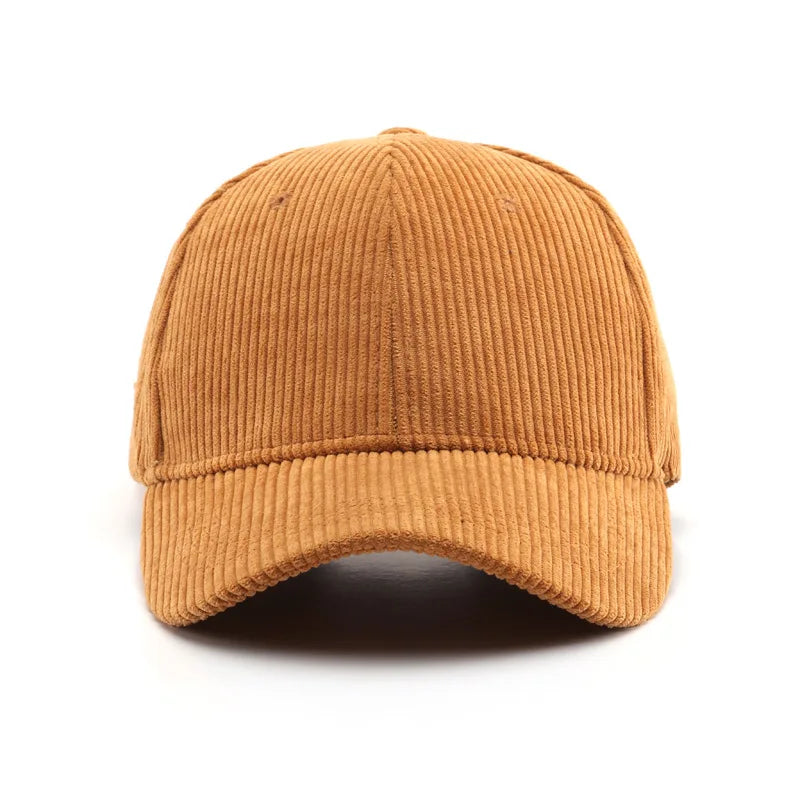 Corduroy Baseballkappe | Damen & Herren Baumwolle Einfarbige Sonnenkappe | Herbst Warm Hip Hop Snapback Anglerhut Kaufschwan®