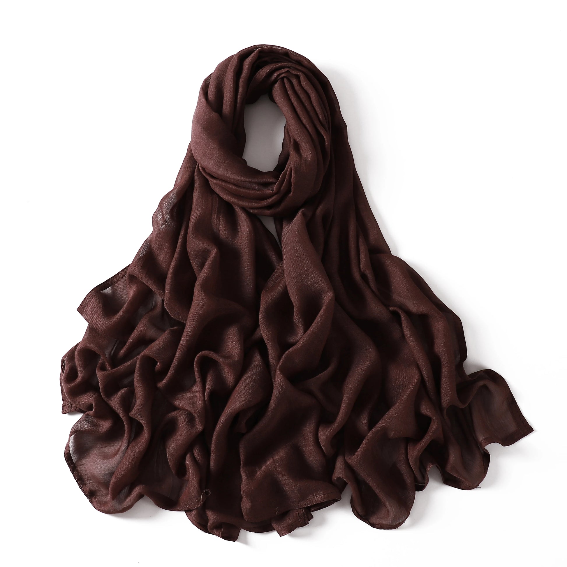 Damen Hijab Schal aus Baumwolle, Rayon & Modal – Großformat 190×85cm | Muslimisches Kopftuch, Eleganter Turban & Umschlagtuch Kaufschwan®