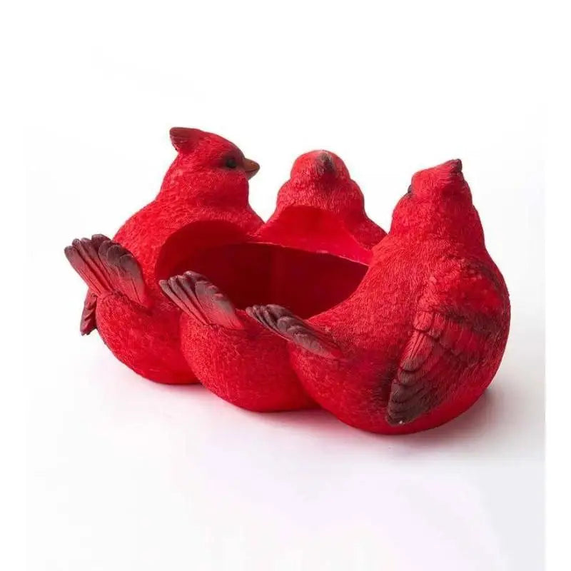 Roter Vögel Blumentopf – Kreativer Tier Sukkulenten Pflanztopf | Vogel Deko Ornament für Zuhause Kaufschwan®