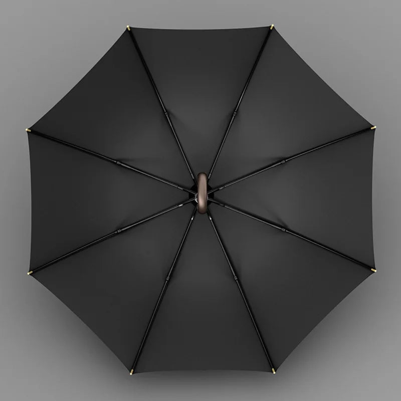 Winddichter Langgriff-Golfschirm – Luxus Business-Regenschirm für Herren & Damen, 8 Streben, 120cm Großschirm von