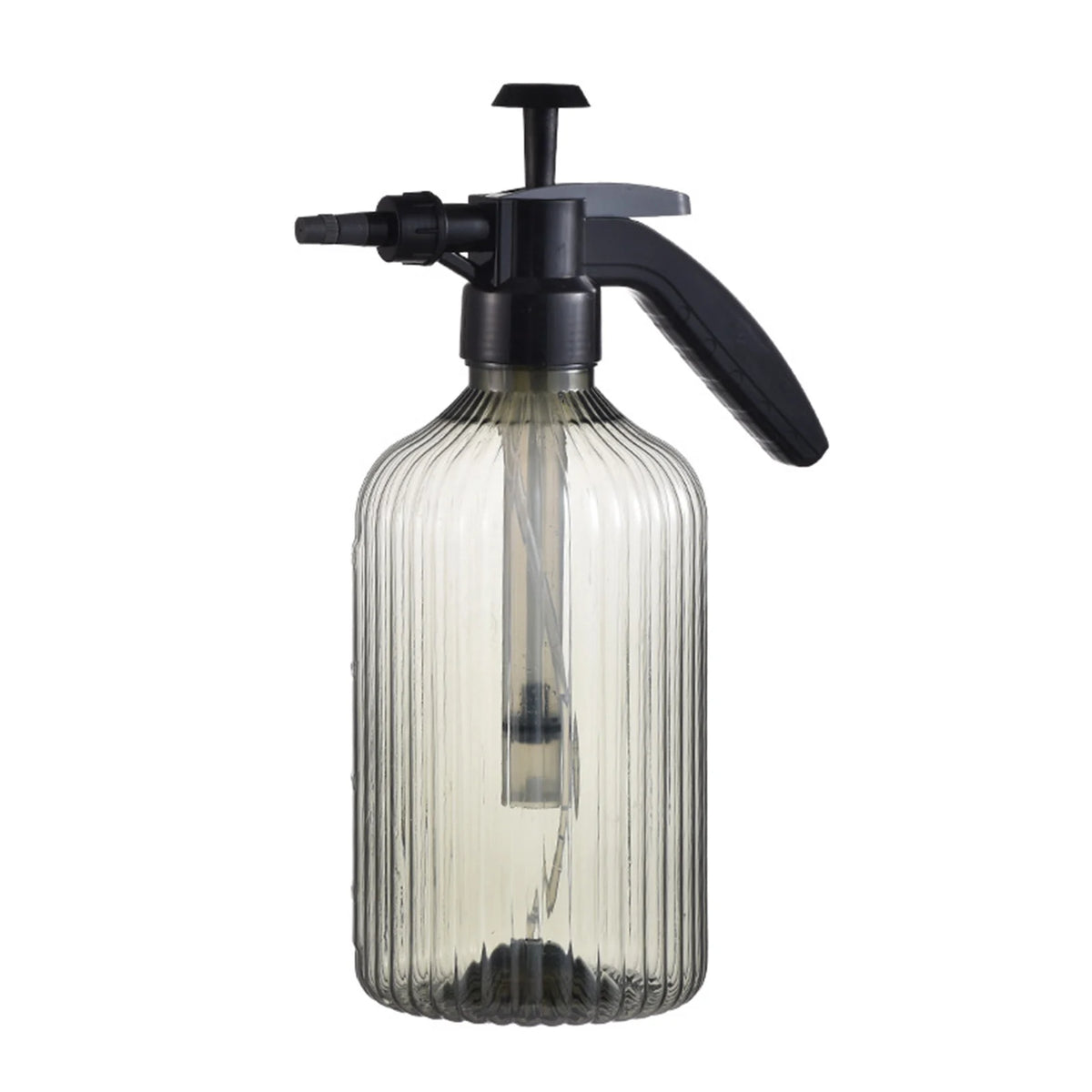 2L Large Capacity Garden Spray Bottle With Adjustable Nozzle Fine Mist Plant Watering Can For Indoor Plants Cleaning Pet Bathing Kaufschwan® Silber