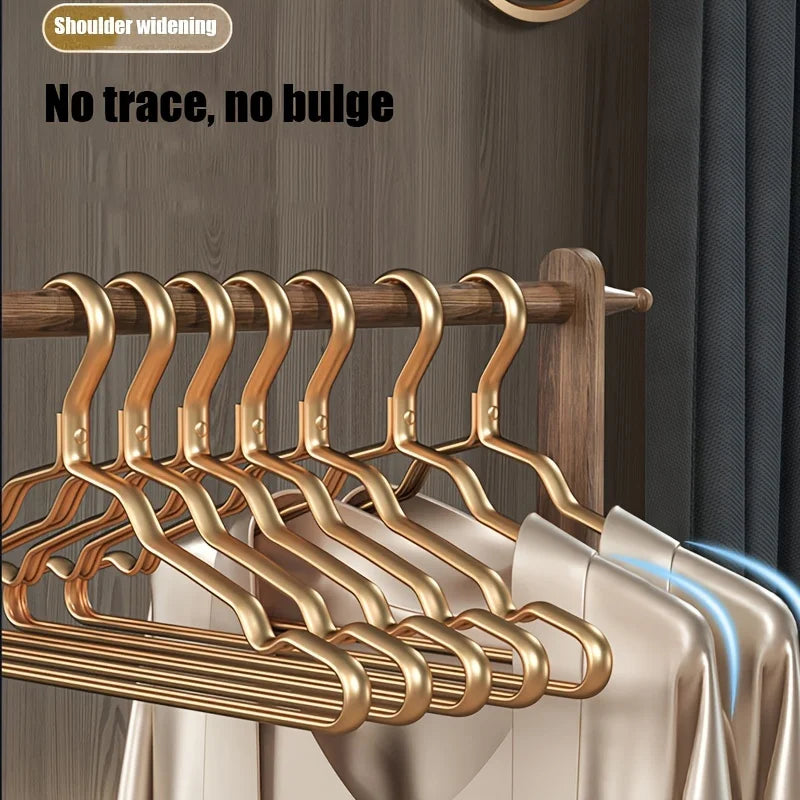 Metall Kleiderbügel – Robuste Glatte Kleiderbügel für Hemden, Mäntel und Hosen Kaufschwan®