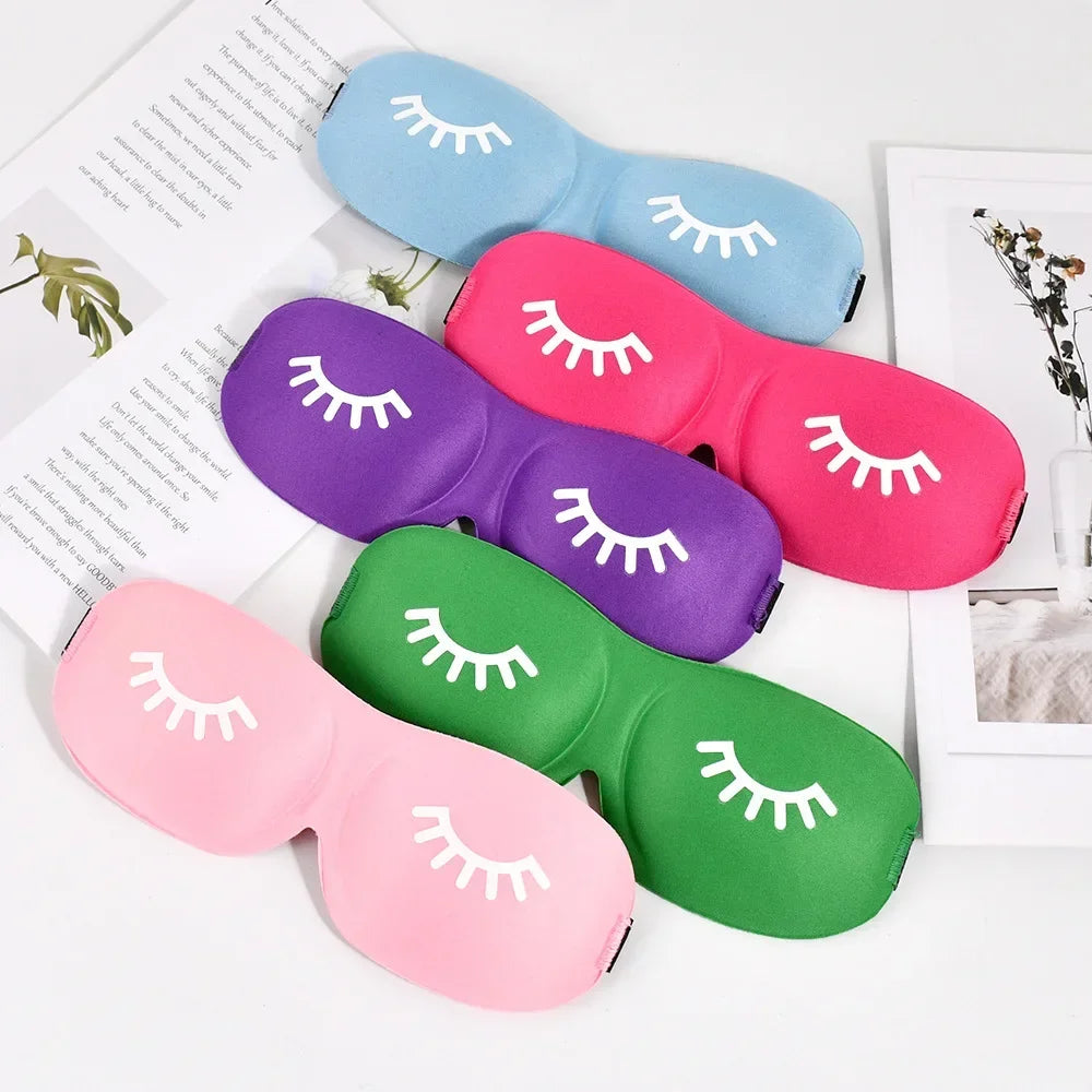 3D Schlafmaske mit Beauty-Wimpern-Design | Schlafmaske | Augenbinde als Schlafhilfe für Reisen, Outdoor & Zuhause Kaufschwan®