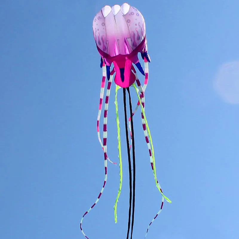 10M Riesiger Quallendrachen – Großer Aufblasbarer Weichdrachen aus Reißhemmendem Nylon für Strand und Freizeit Kaufschwan®