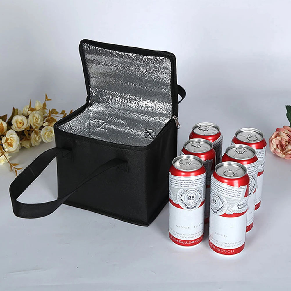 Tragbare Lunch- & Picknicktasche – Isolierte Thermo Food & Drink Bag | Kühltasche für Bier, Strand, Reisen & Roadtrips Kaufschwan®