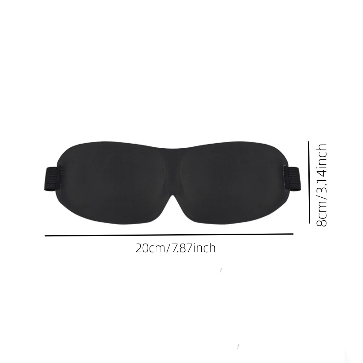 3D Schlafmaske mit Kontur | 100% Lichtblockierende Augenmaske | Ultrasofte, Hautfreundliche & Atmungsaktive Augenabdeckung für Schlaf, Reisen & Yoga Kaufschwan®