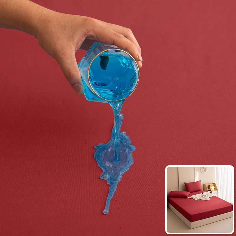 100% Wasserdichter Matratzenschoner – Spannbettlaken-Stil mit Gummizug | Einzel-, Doppel- & King-Size (140/160/180x200cm) Kaufschwan®