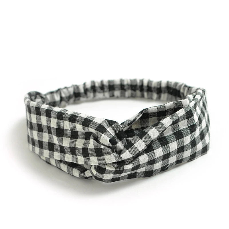 Haarreif mit Print – Vintage Sommer Turban-Haarband für Damen & Mädchen