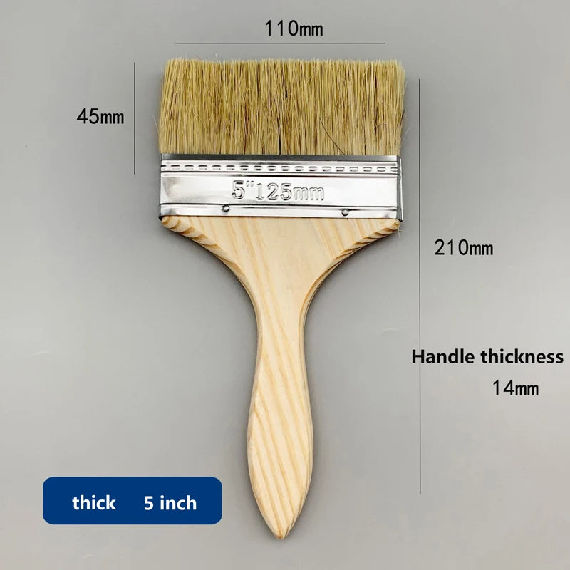 Thick-handled and thin-handled paint brushes are available. Household soft-bristled dust-removing brushes and special brushes fo Kaufschwan® Stil m 1 Stück