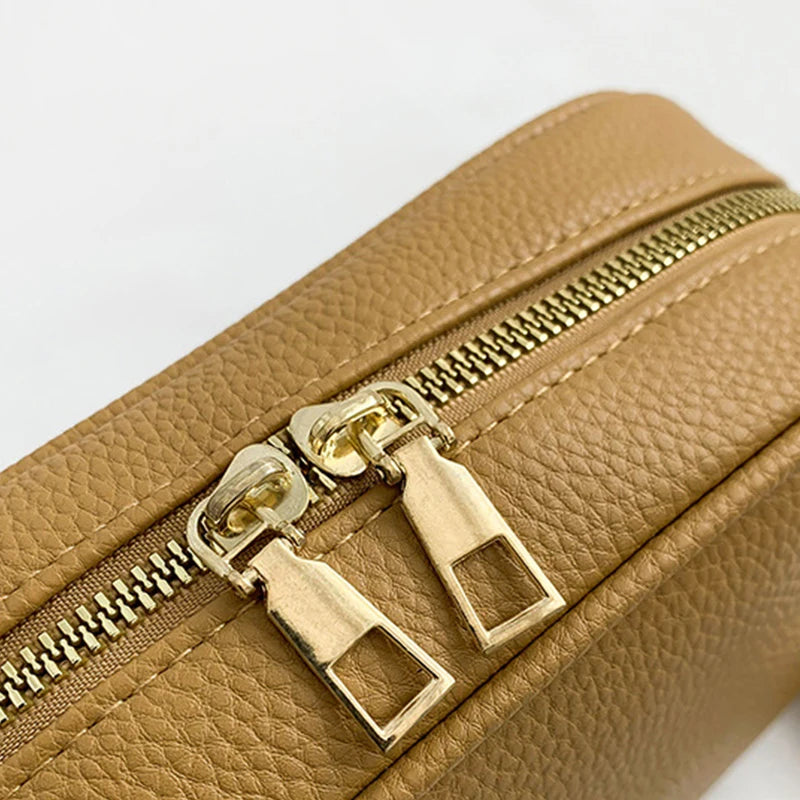 Minimalistische Schultertasche – Damen Umhängetasche mit Großer Kapazität | Einfarbige Kleine Quadratische Crossbody Tasche