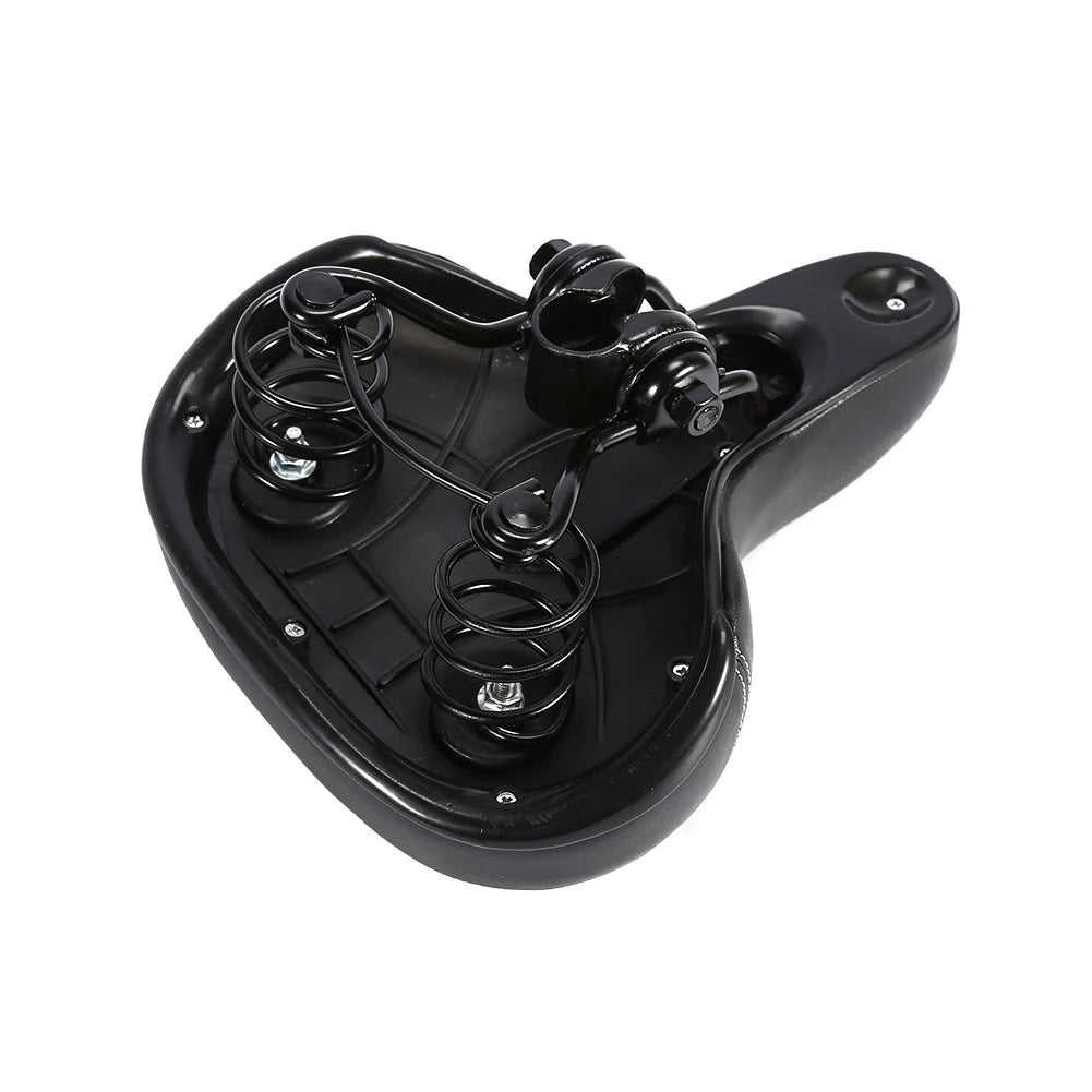 Ultra Weicher Fahrradsattel – Dick Gepolsterter City & Mountainbike Sitz | Matte Schwarzer Komfortsattel Ersatz Kaufschwan®