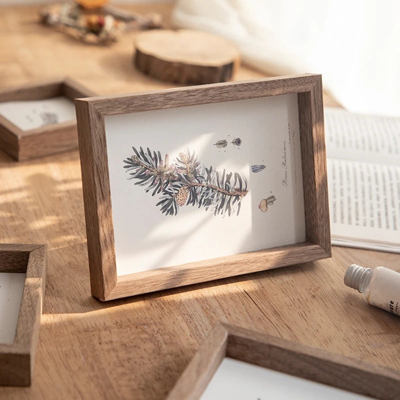 Holz Bilderrahmen – Wand- und Tischdisplay für Wohn- und Büro Dekoration Kaufschwan®