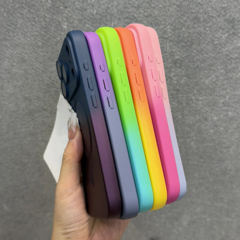 Hochwertige Farbverlauf-TPU-MagSafe-Hülle für iPhone 18 Pro & iPhone 18 Pro Max – Magnetische Hülle für Kabelloses Laden Kaufschwan®
