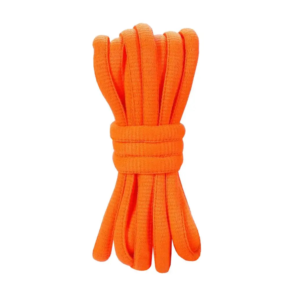 9mm Dicke Ovale Schnürsenkel – Premium Ersatzschnürsenkel für Dunks & Sneaker | 140cm Lange Robuste Sportschuh Laces Kaufschwan® Neon Orange