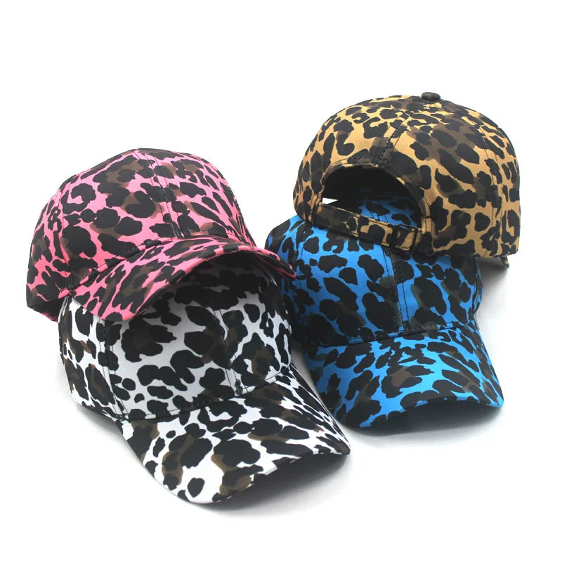 Leopard Print Verstellbare Baseballkappe | Sonnenschutz Dad Hat | Frühling & Sommer Outdoor Snapback für Herren Kaufschwan®