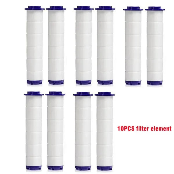 Wassersparender Hochdruck-Duschkopf mit Turbo-Propeller und integriertem Filter – Regenbrause Badezimmerzubehör Kaufschwan® 10 Filter