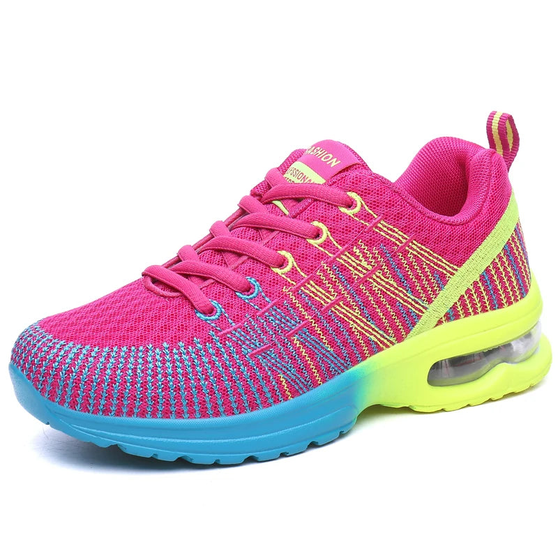 Damen Sportschuhe – Outdoor Laufschuhe | Hochwertige Atmungsaktive Sneaker mit Rutschfester Sohle für Alltag & Training