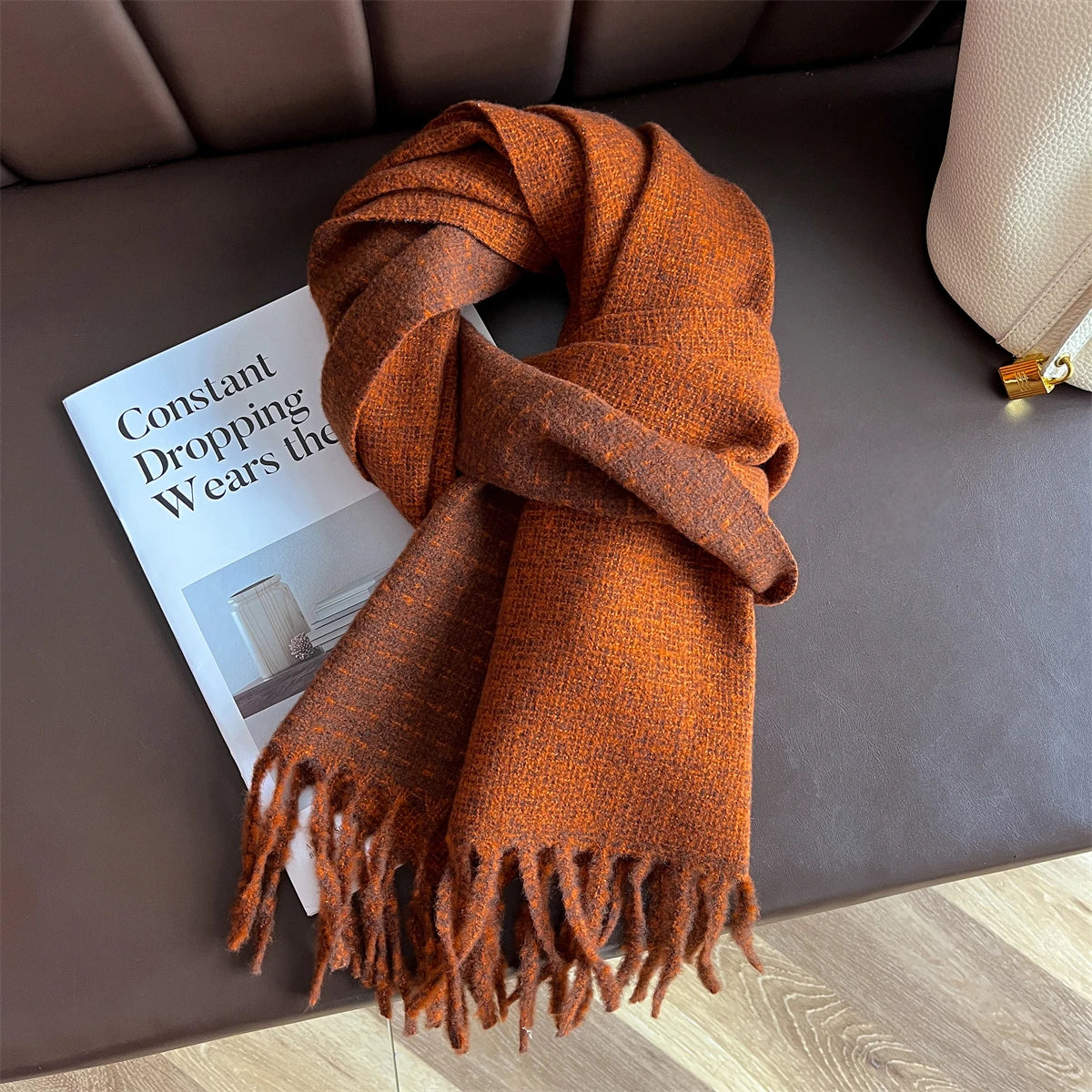 Luxus Damen Schal | Winter Warmer Schal Umschlagtuch & Stola | Pashmina Foulard, Bandana & Decken Poncho Kaufschwan®