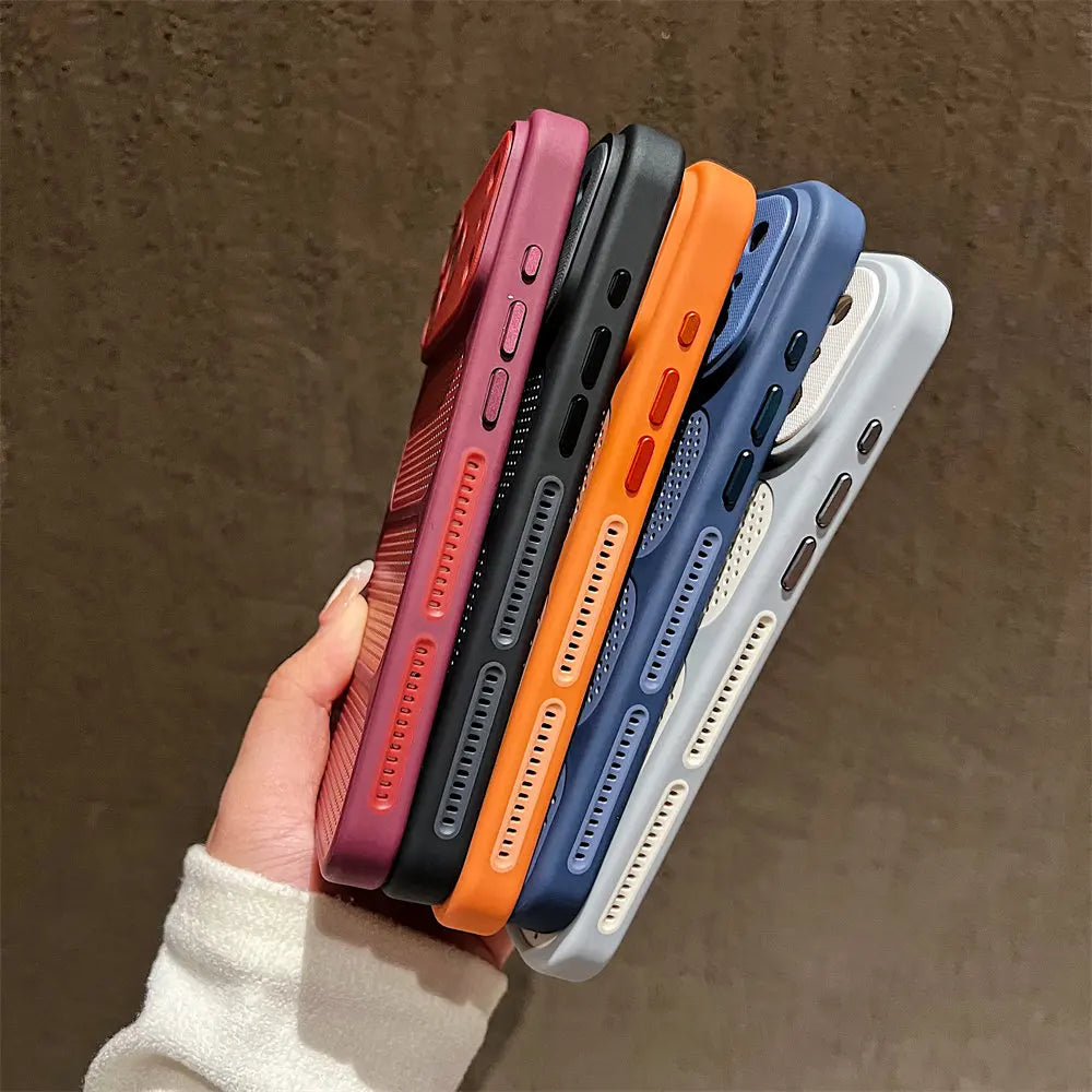 Wärmeableitende MagSafe-Magnethülle für iPhone 18 Pro & iPhone 18 Pro Max – Schutzhülle mit Kameraschutz Kaufschwan®