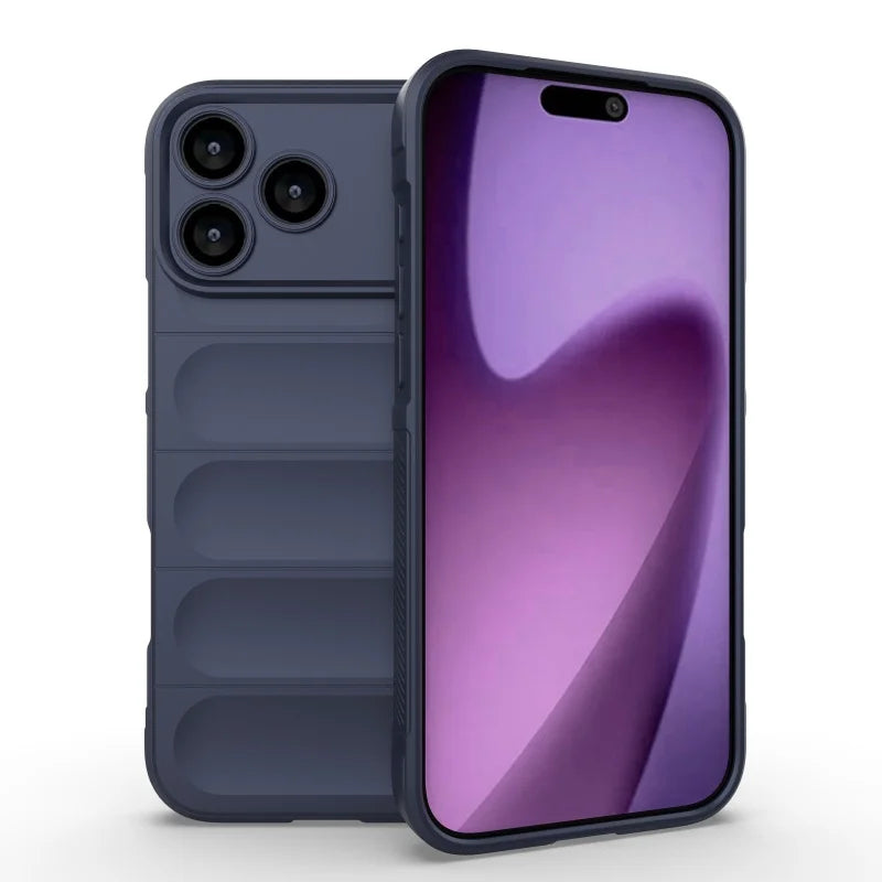 Weiche Stoßfeste Armor-Schutzhülle für iPhone 18 Pro & iPhone 18 Pro Max – Rückhülle mit Rand- & Kameraschutz