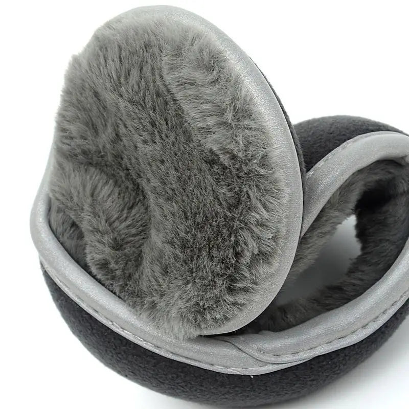 Unisex Faltbare Reflektierende Winter Ohrwärmer – Damen & Herren Warme Earmuffs mit Reflektorband für Outdoor-Sicherheit Kaufschwan®