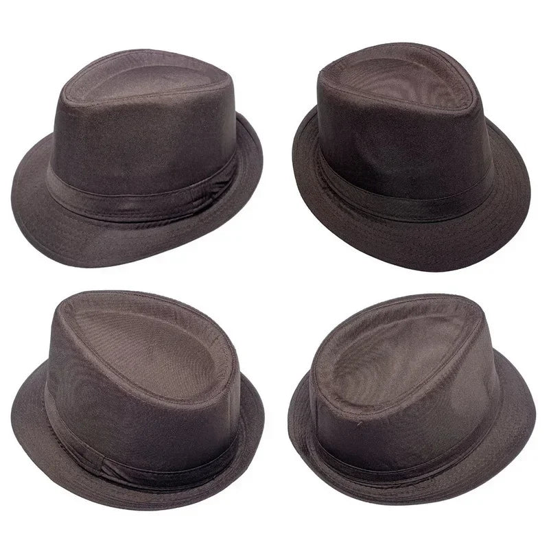 Sommer & Winter Hut - Jazzhut – Britischer Zylinderhut, Herren Fedora, Mittelalte & Ältere Warmer Jazzhut Kaufschwan®