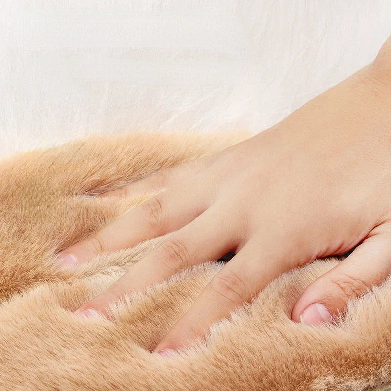 Plüsch Baumwoll Einlegesohlen – Imitiertes Fell, Thermo Winter Sohlen für Damen & Herren, Weiche Schuhpolster für Stiefel Kaufschwan®