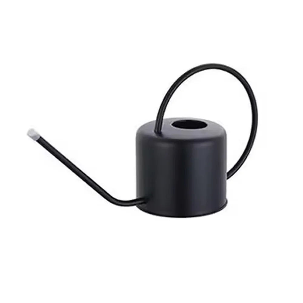 u High Quality 1.3L Plant Sprinkler Kettle Large Capacity Long Spout Watering Can Rustproof Leakproof Watering Pot Garden Tool Kaufschwan® Schwarz