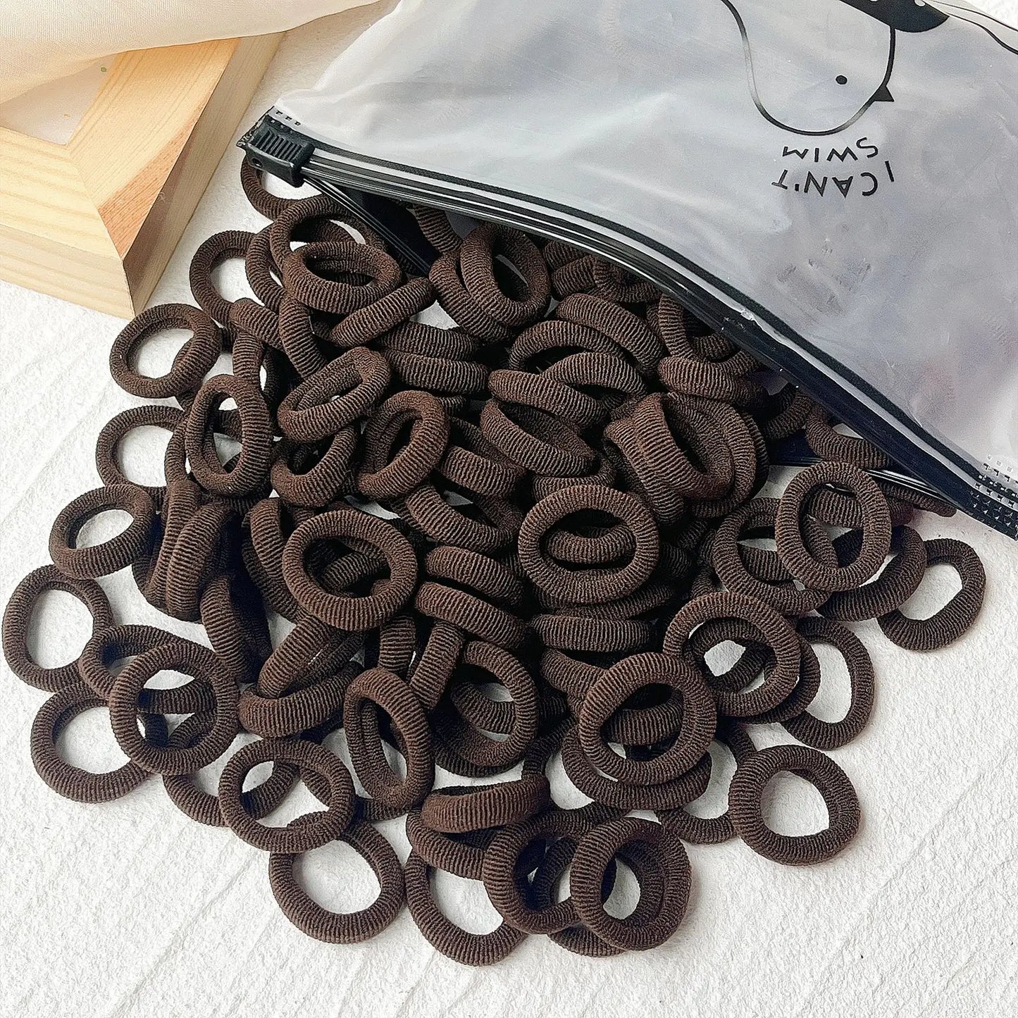 20/50 Stück Elastische Haargummis für Kinder | Bunte Süße Scrunchies & Haargummis für Mädchen & Babys | Weiche Haar-Accessoires