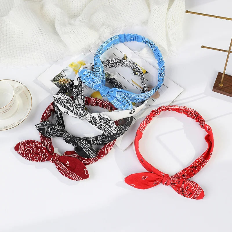 Bandana Haarreif mit Schleife – Geknotetes Turban-Haarreif für Damen & Mädchen Kaufschwan®