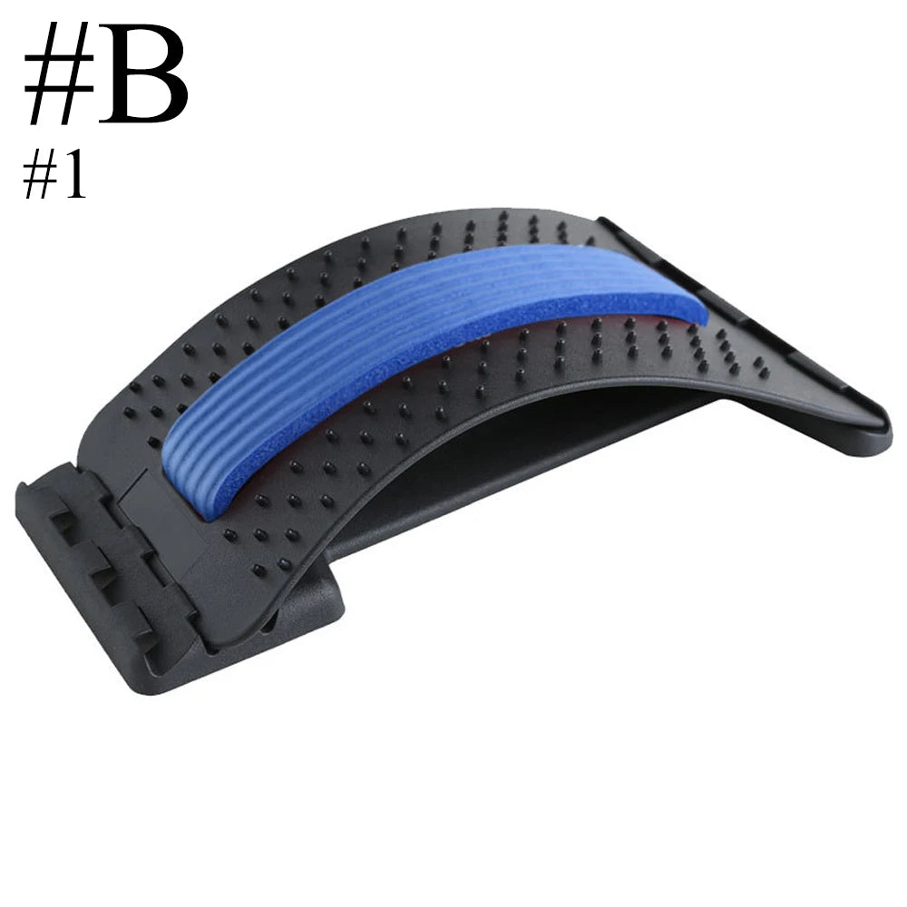 Magnetischer Rückenstrecker | Muskelentspannung & Haltungstherapie | Lendenwirbelstütze zur Schmerzlinderung Kaufschwan® Stil B - Blau